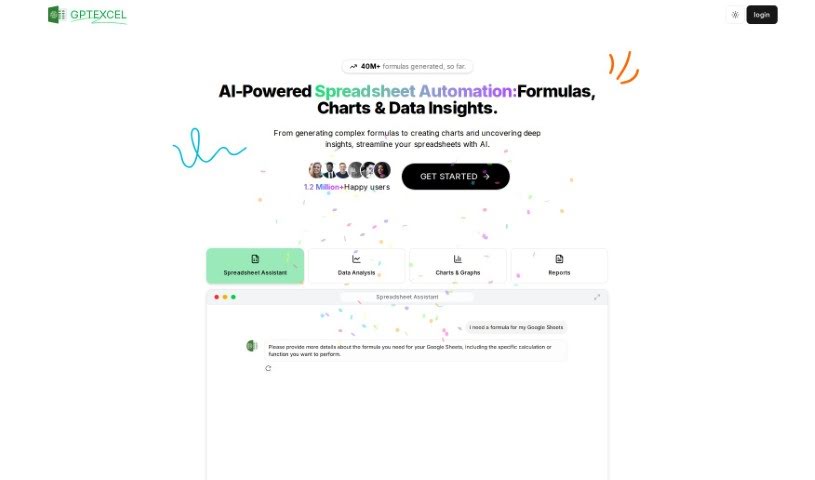 Screenshot of GPT Excel