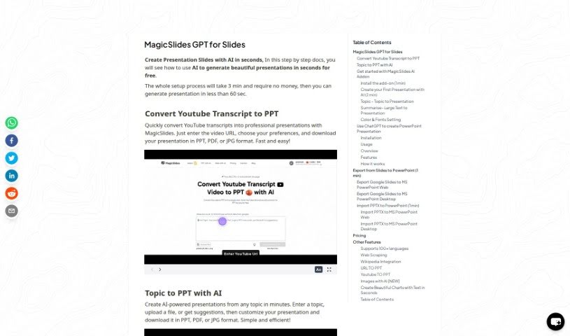 Screenshot of Gpt For Slides