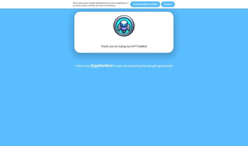 Screenshot of Gpt Twit-Bot