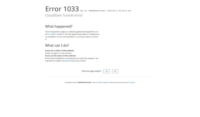 Screenshot of GPTAssistant