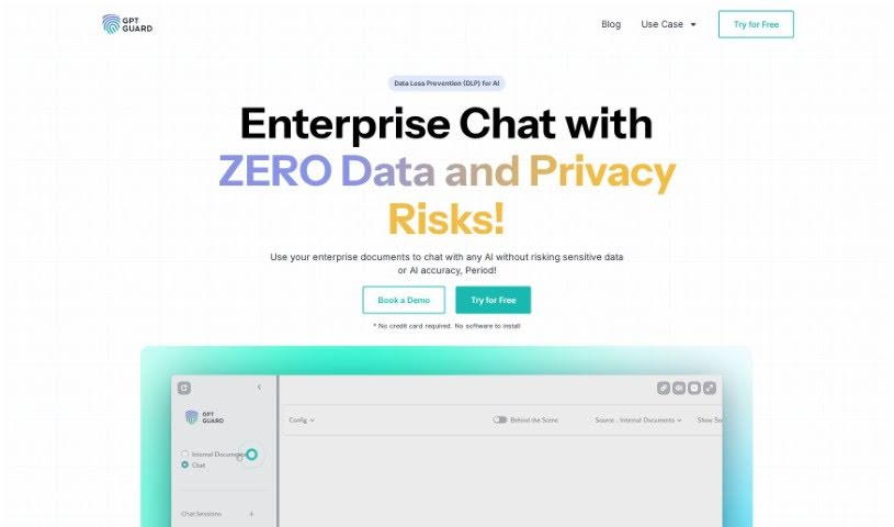 Screenshot of GPTGuard