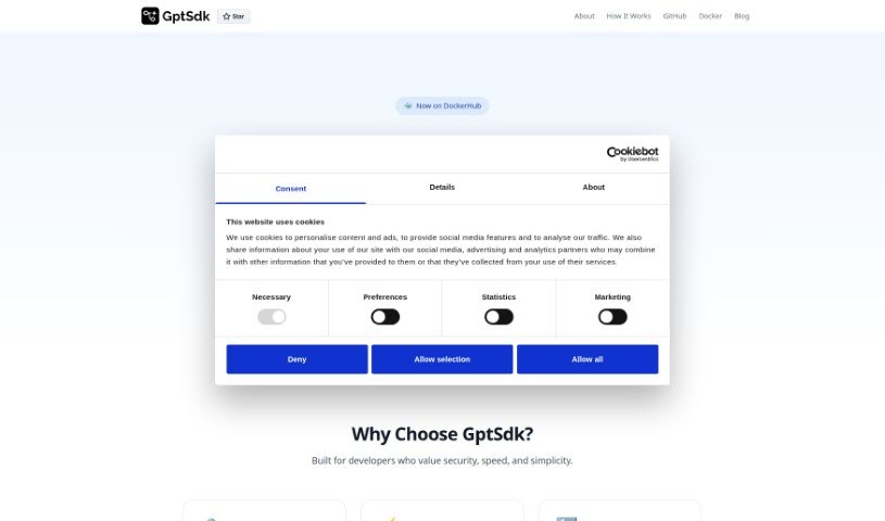 Screenshot of GptSdk