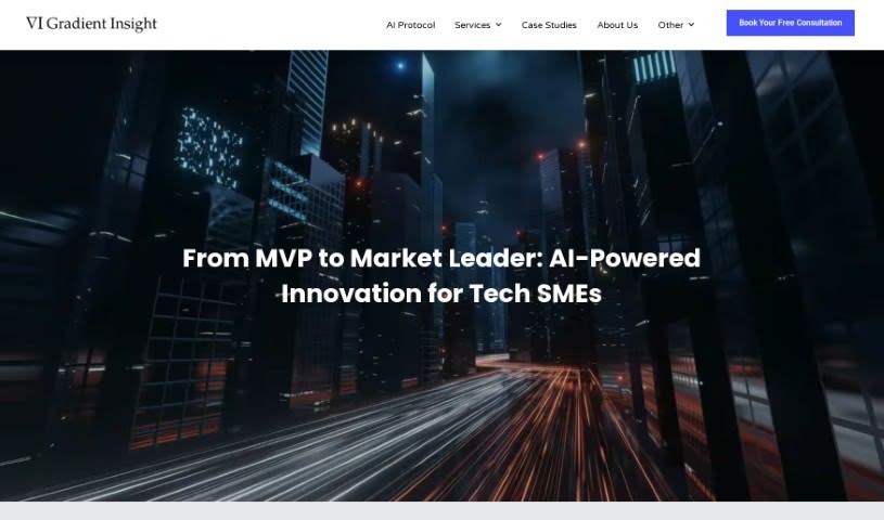 Screenshot of Gradient Insight