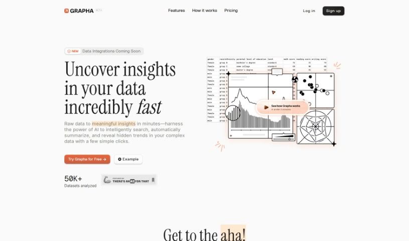 Screenshot of Grapha Ai