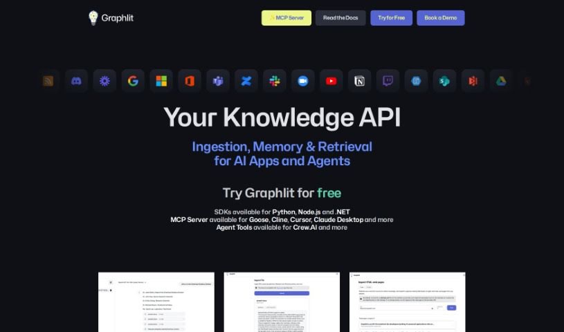 Screenshot of Graphlit