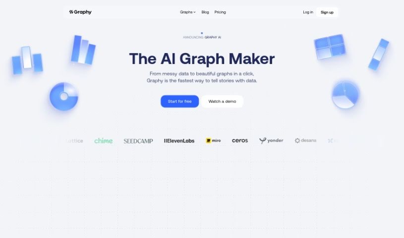 Screenshot of Graphy App