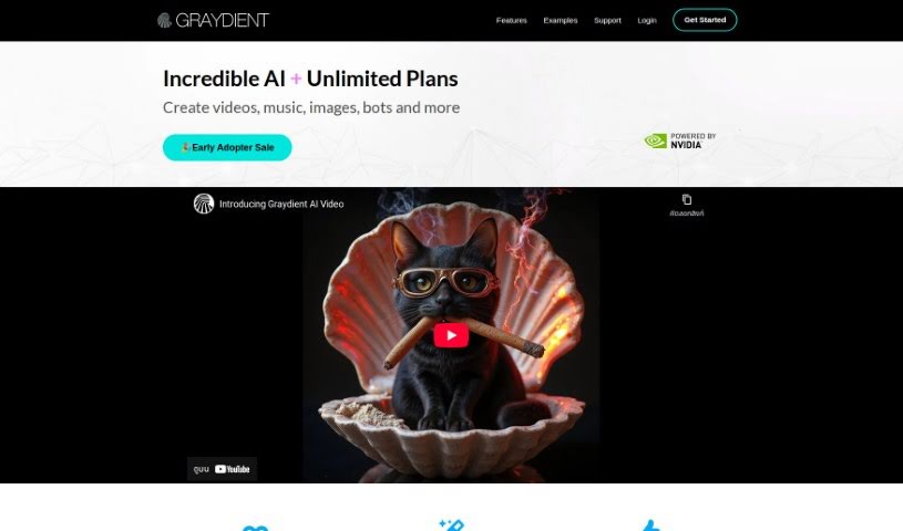 Screenshot of Graydient