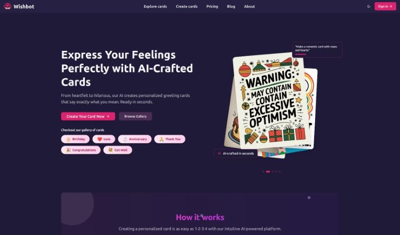 Screenshot of Greetsapp