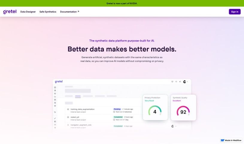 Screenshot of Gretel