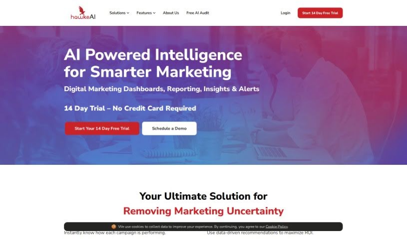 Screenshot of Hawke AI