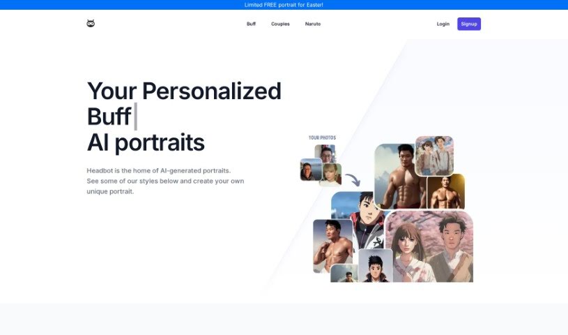 Screenshot of Headbot