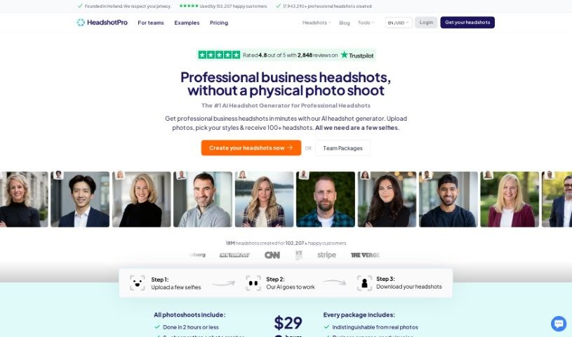 Screenshot of Headshot Pro