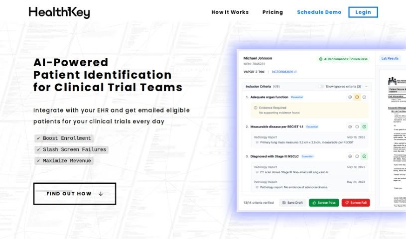 Screenshot of Healthkey