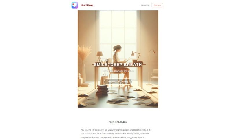 Screenshot of Heartdialog