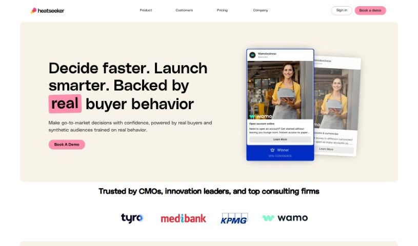 Screenshot of Heatseeker AI