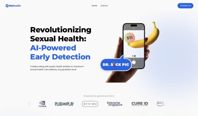 Screenshot of HeHealth