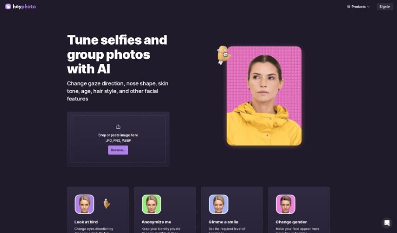 Screenshot of Heyphoto