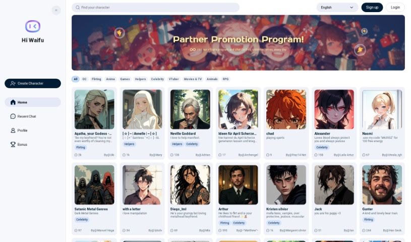 Screenshot of Hi Wifu