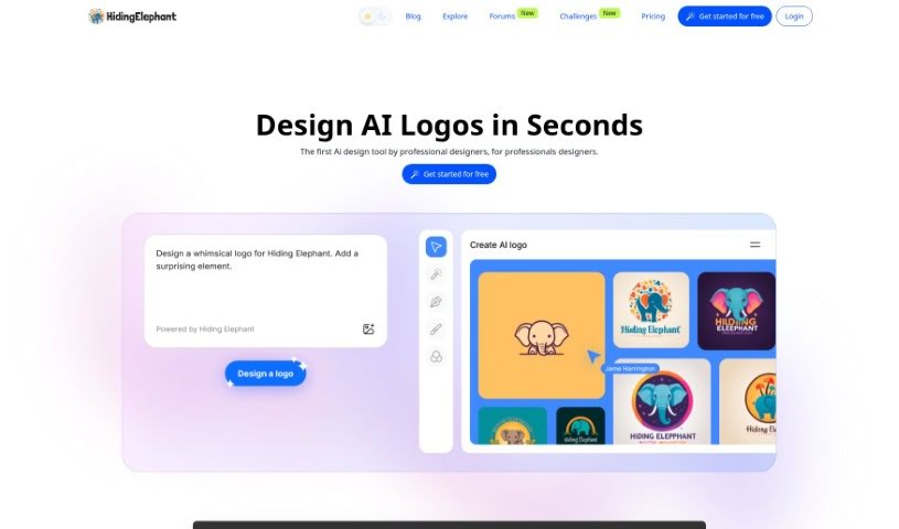 Screenshot of Hiding Elephant