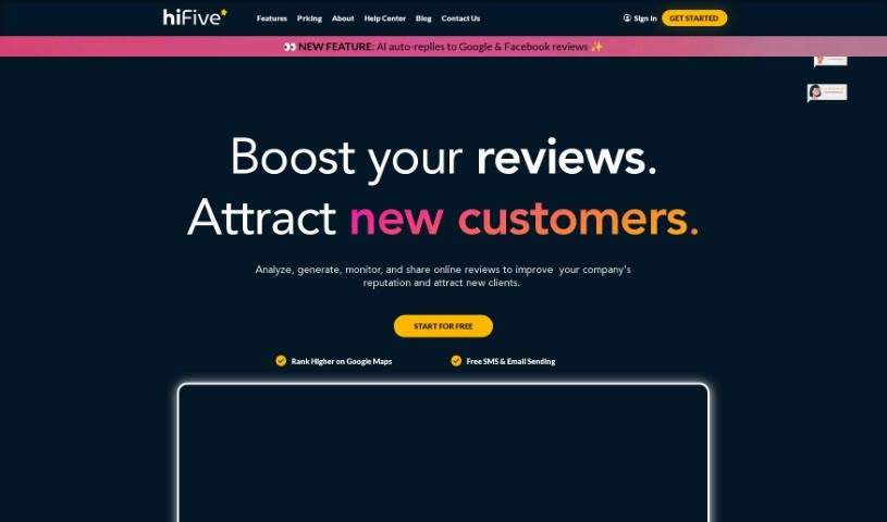 Screenshot of HiFiveStar