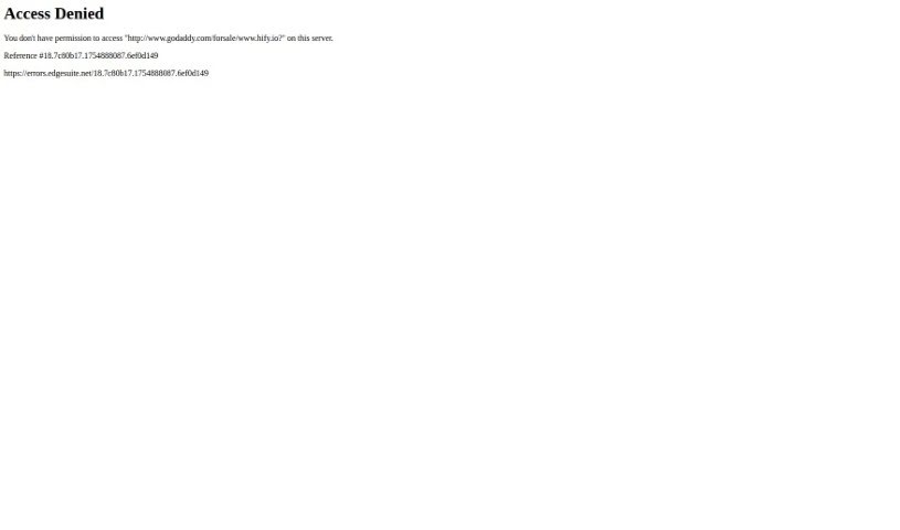 Screenshot of Hify.io