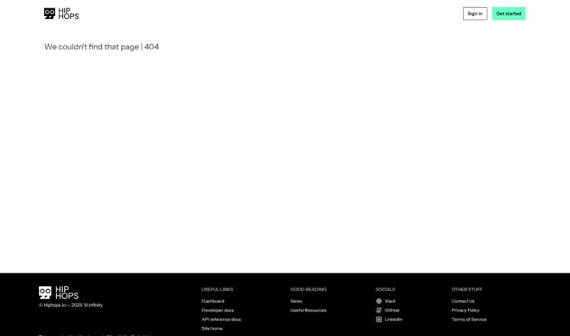 Screenshot of Hiphops