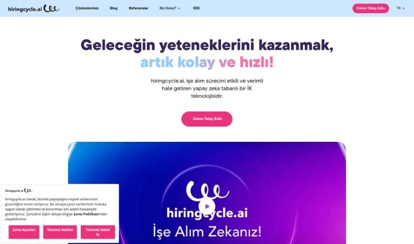 Screenshot of Hiring Cycle