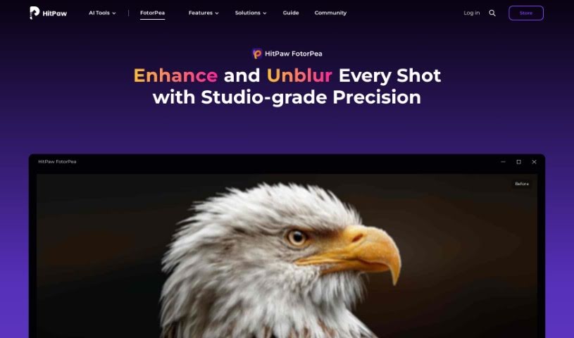 Screenshot of HitPaw AI Photo