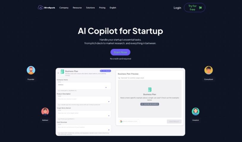 Screenshot of Hivespark