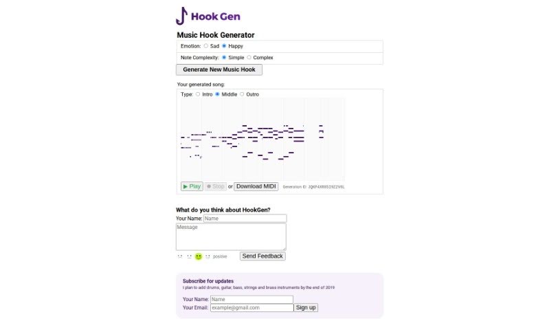 Screenshot of Hookgen