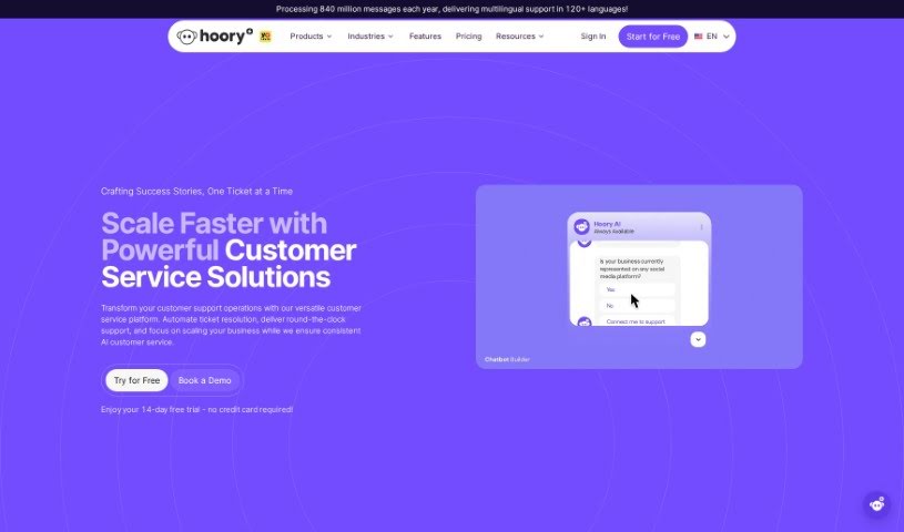 Screenshot of Hoory AI