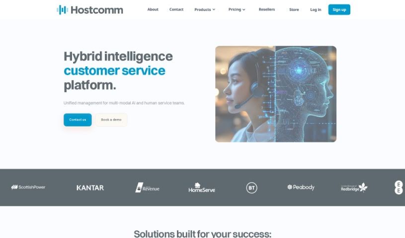 Screenshot of Hostcomm