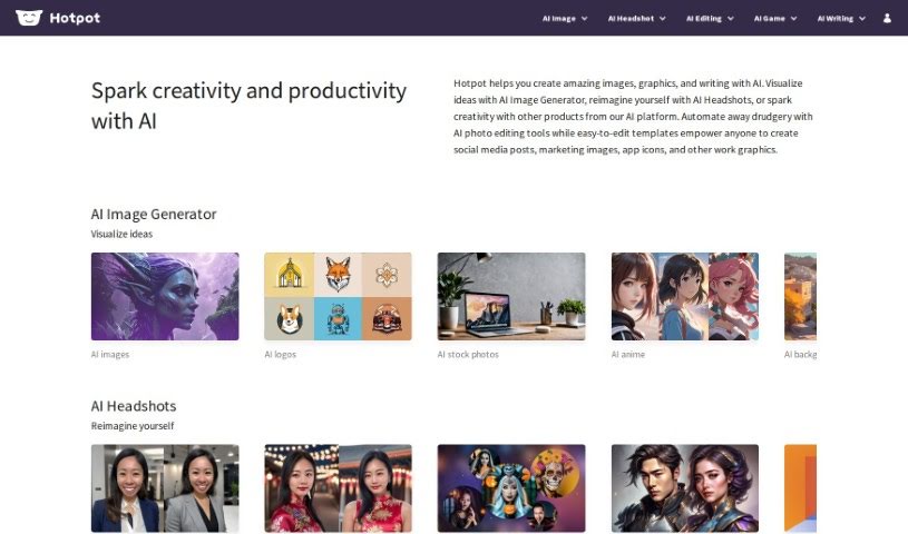 Screenshot of Hotpot