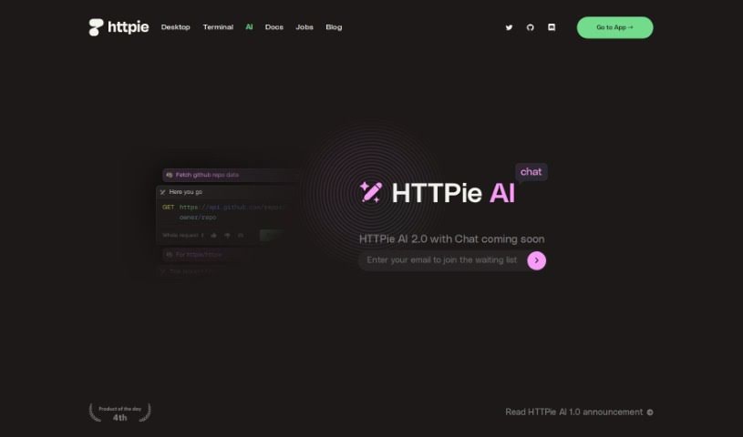Screenshot of HTTPie AI Chat