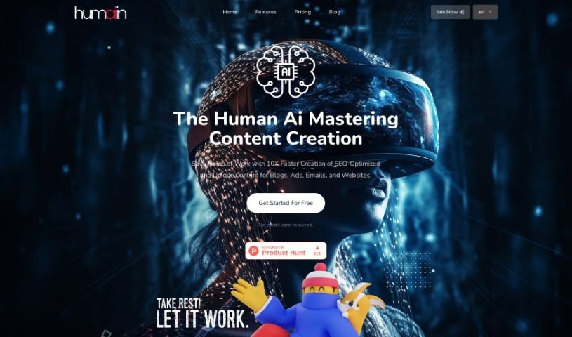 Screenshot of Humai.in