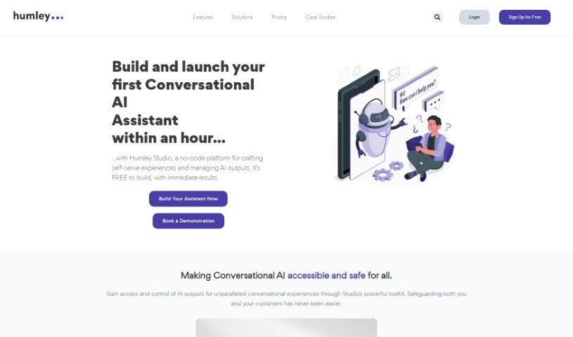 Screenshot of Humley