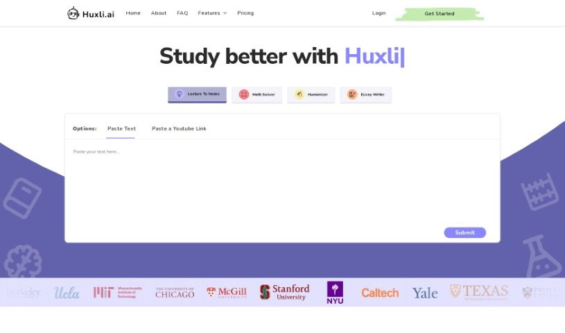 Screenshot of Huxli