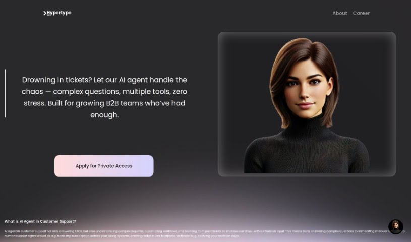 Screenshot of Hypertype