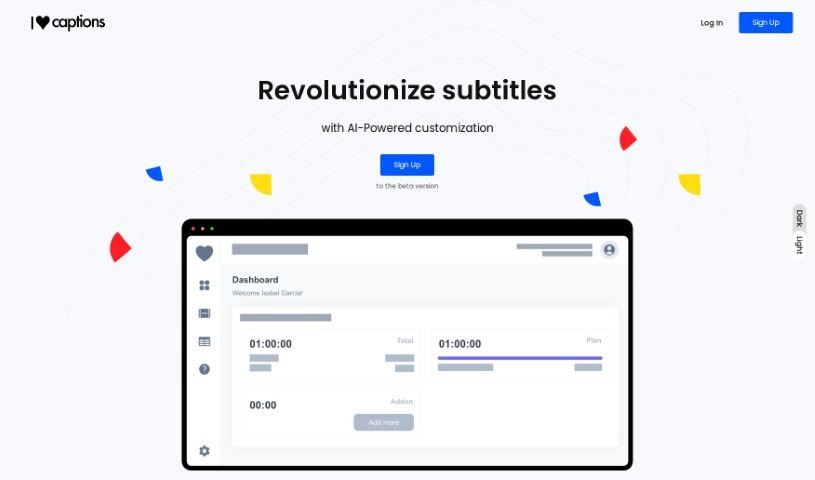 Screenshot of I Love Captions