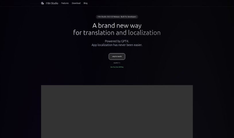 Screenshot of I18n Studio