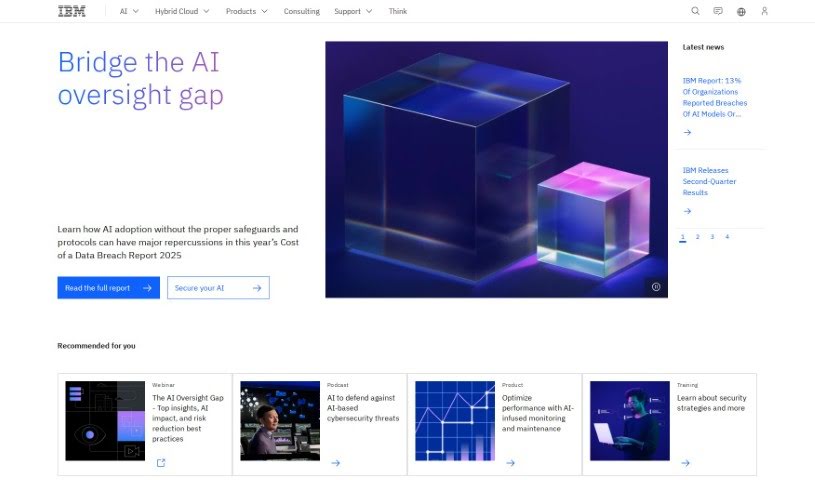 Screenshot of IBM Watsonx.AI