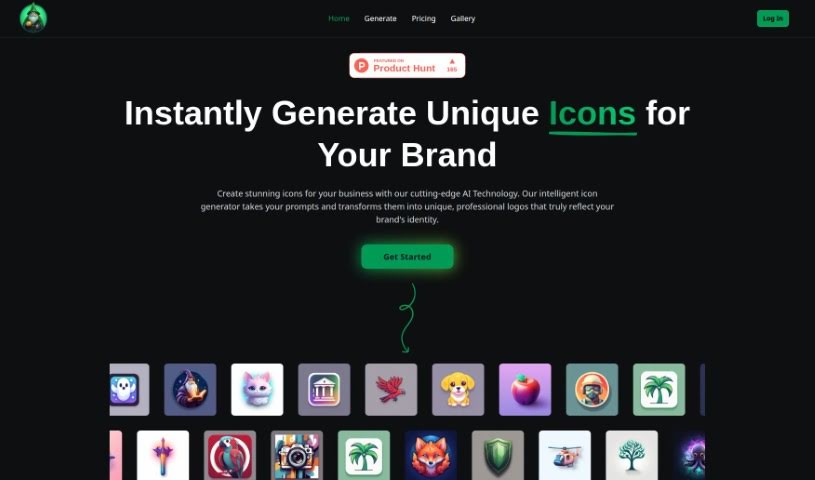 Screenshot of Icon Wizard AI