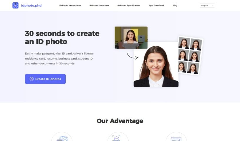 Screenshot of Idphoto