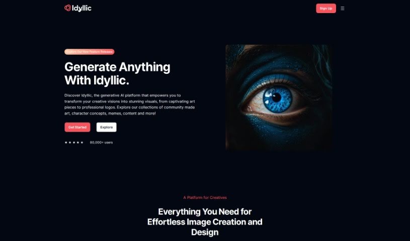 Screenshot of Idyllic