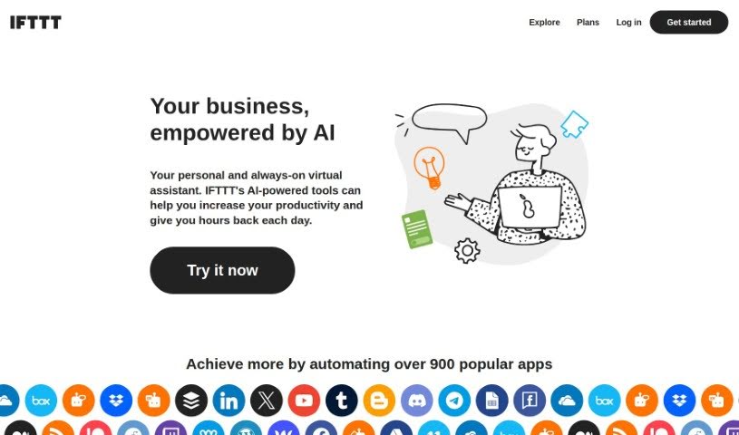 Screenshot of Ifttt AI Services