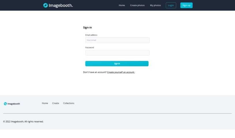Screenshot of Imagebooth