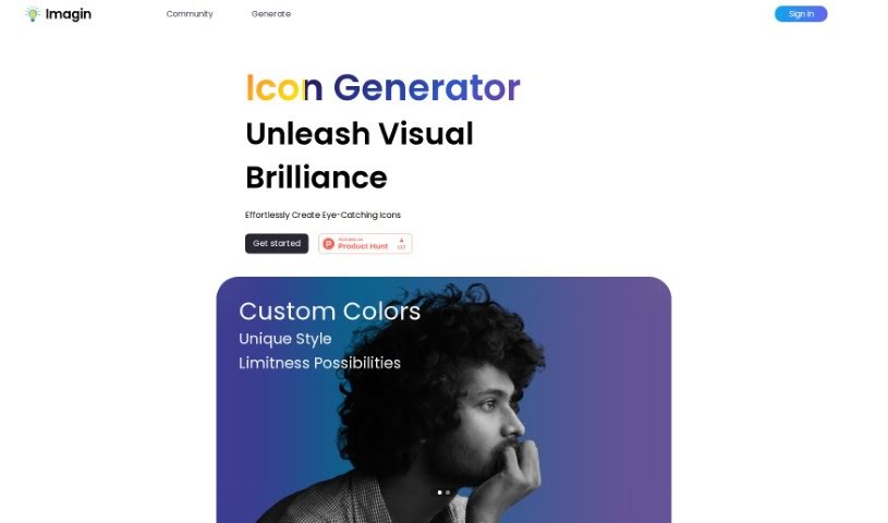 Screenshot of Imagin