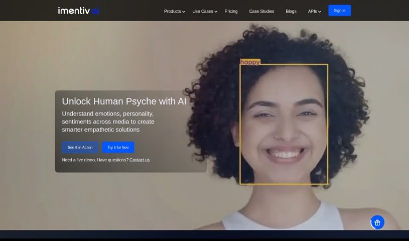 Screenshot of Imentiv AI
