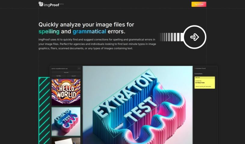 Screenshot of imgProof