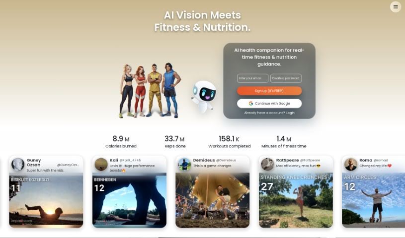 Screenshot of Impakt AI Coach